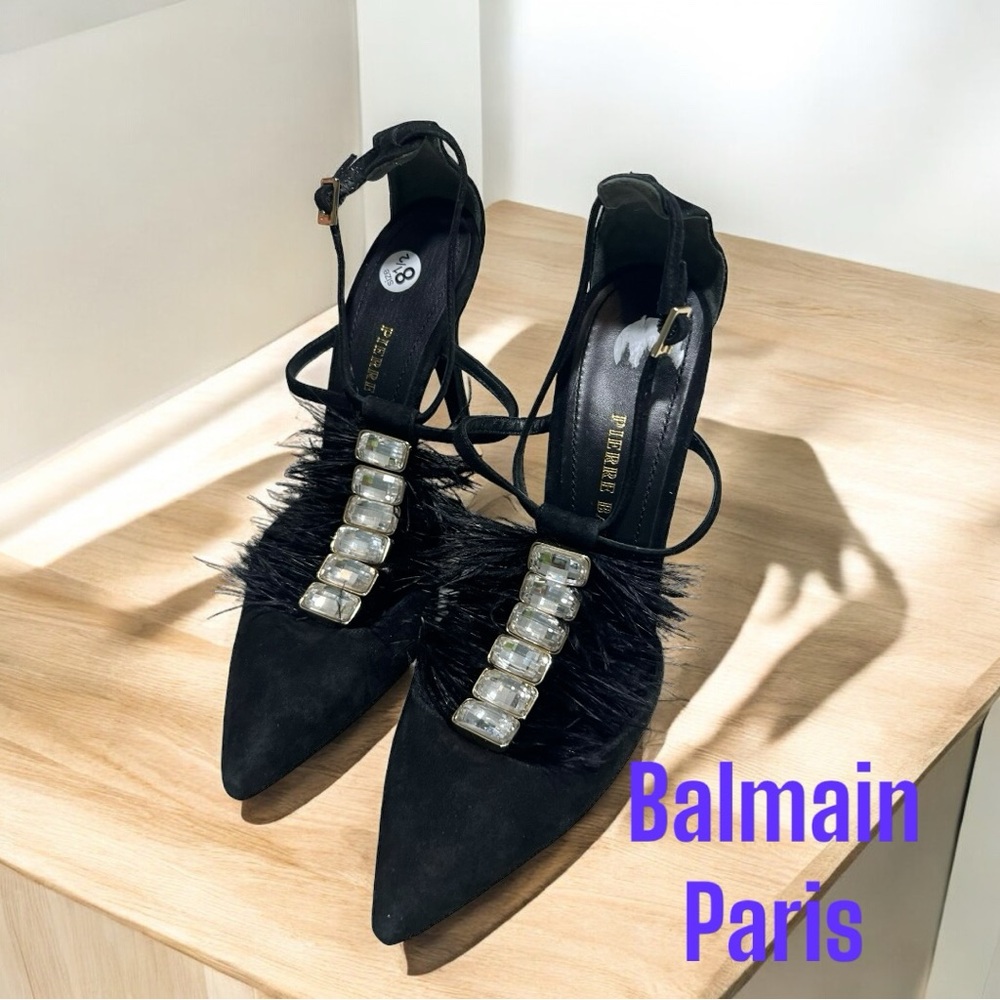 Balmain Black Women's Shoes NWOT